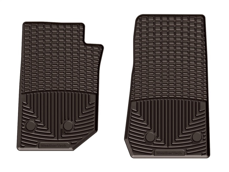 WeatherTech 2014-2016 Jeep Wrangler Unlimited Front Rubber Mats - Cocoa