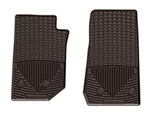 Load image into Gallery viewer, WeatherTech 2014-2016 Jeep Wrangler Unlimited Front Rubber Mats - Cocoa