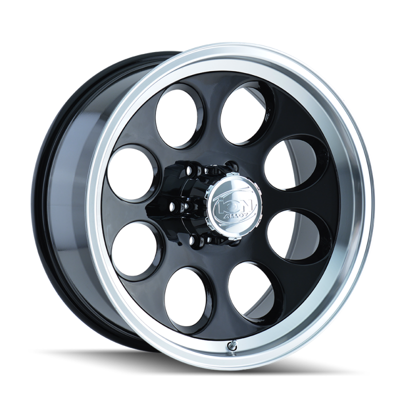 ION Type 171 16x8 / 5x135 BP / -5mm Offset / 87mm Hub Black/Machined Wheel