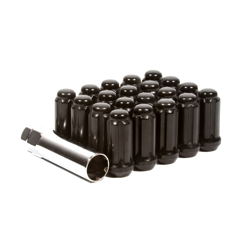 Method Lug Nut Kit - 24 Nuts Spline - 14x1.5 - 6 Lug Kit - Black