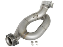 Load image into Gallery viewer, aFe POWER Twisted Steel Loop Relocation Pipe 12-18 Jeep Wrangler (JK) V6 3.6L