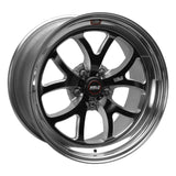 Weld S76 18x9.5 / 5x4.75 BP / 6.6in. BS Black Wheel (High Pad) - Non-Beadlock