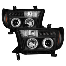 Load image into Gallery viewer, Spyder Toyota Tundra 07-13 Projector Headlights CCFL Halo LED Blk PRO-YD-TTU07-CCFL-BK