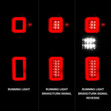 Load image into Gallery viewer, ANZO 19-21 Chevy Silverado Work Truck Full LED Taillights Blk Housing Smoke Lens G2 (w/C light Bars)