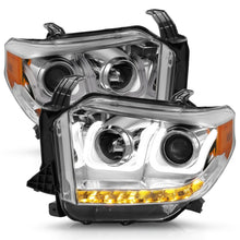 Load image into Gallery viewer, ANZO 2014-2016 Toyota Tundra Projector Headlights w/ U-Bar Chrome