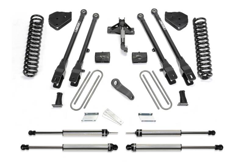 Fabtech 17-21 Ford F250/F350 4WD Gas 6in 4Link Sys w/Coils & Dlss Shks
