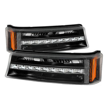 Load image into Gallery viewer, Xtune Chevy Silverado 03-06 / Avalanche 02-06 LED Bumper Lights Black CBL-JH-CS03-LED-BK