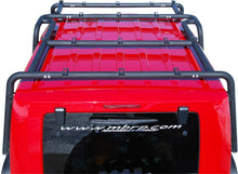 Load image into Gallery viewer, MBRP 07-10 Jeep Wrangler JK Front Roof Rack Extension (2 Door) Black Coated