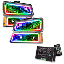 Load image into Gallery viewer, Oracle 03-06 Chevy Silverado Pre-Assembled Headlights w/ Parking Lights - ColorSHIFT 2