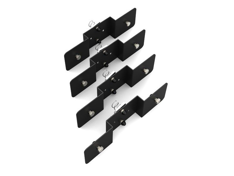 RACK ADAPTOR PLATES FOR THULE SLOTTED LOAD BARS