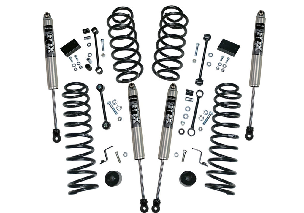 18-19 Jeep Wrangler JL Unlimited 2.5in Dual Rate Coil Lift Kit- Incl Rubicon w/ Fox Shocks