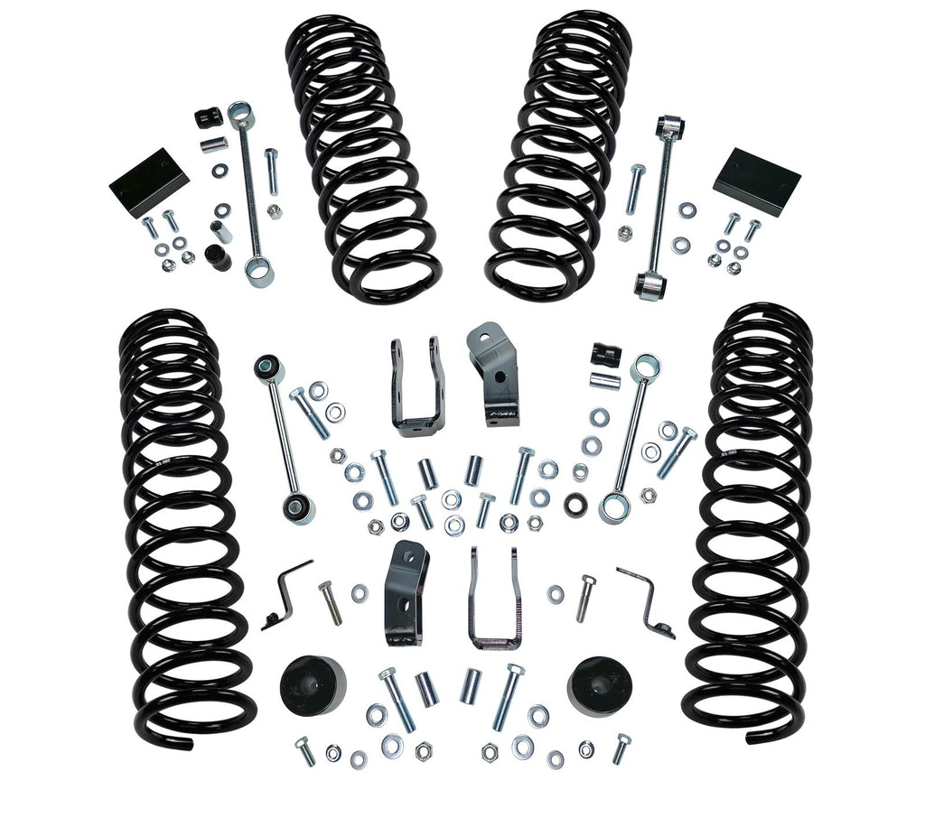 18-19 Jeep Wrangler JL Unlimited 2.5in Dual Rate Coil Lift Kit- Incl Rubicon w/ Shock Extensions