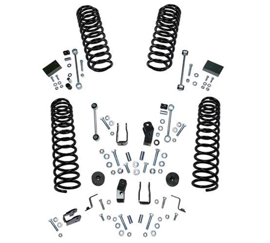 18-19 Jeep Wrangler JL 2 Door 2.5in Dual Rate Coil Lift Kit - Incl Rubicon w/ Shock Extensions